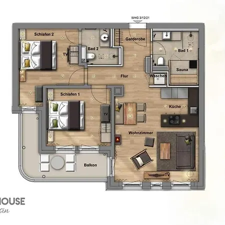 Beachhouse Bansin App 21 Lägenhet *